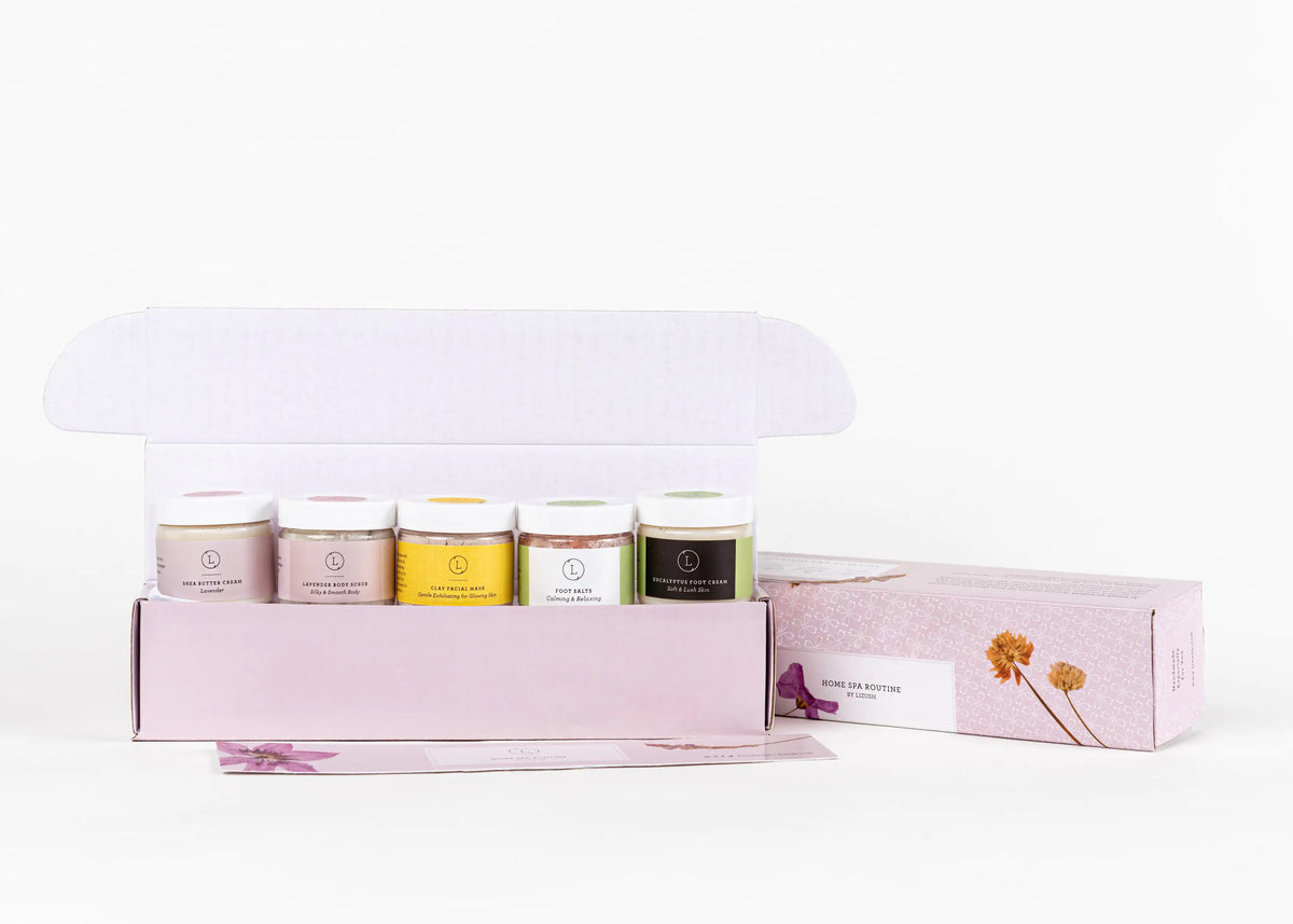 Full body Luxury Home Spa Routine Set  - Perfect thinking of you gift Rieworkes