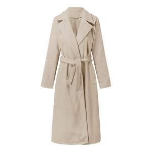 2023 Fall Winter Women's Long Solid Color Coat Mimarta