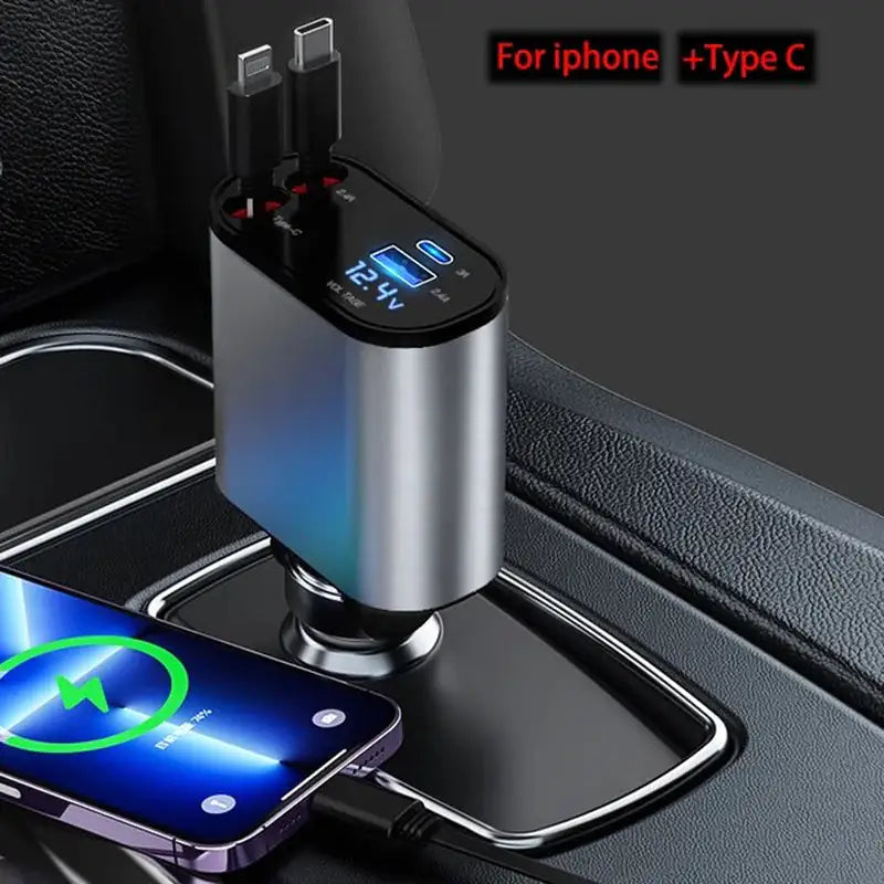 Retractable Car Charger Rieworkes