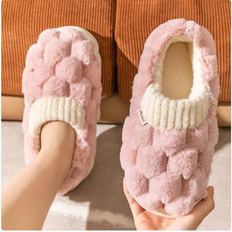 Cozy Cotton Winter Slippers for Women Rieworkes