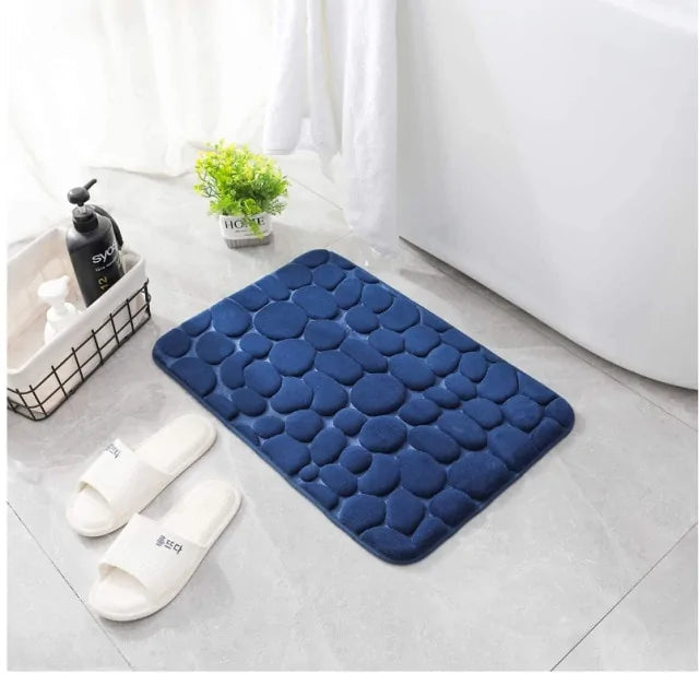Non-Slip Embossed Bathroom Mat Rieworkes