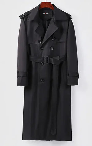 Over-the-Knee Plus Size Trench Coat Rieworkes