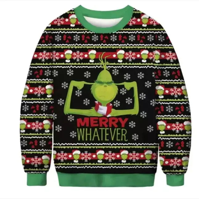 Grinch Christmas Sweater Rieworkes