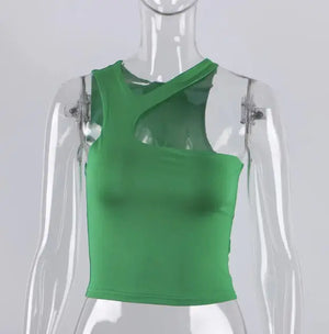 Halter Tight-fitting Sleeveless Top Rieworkes