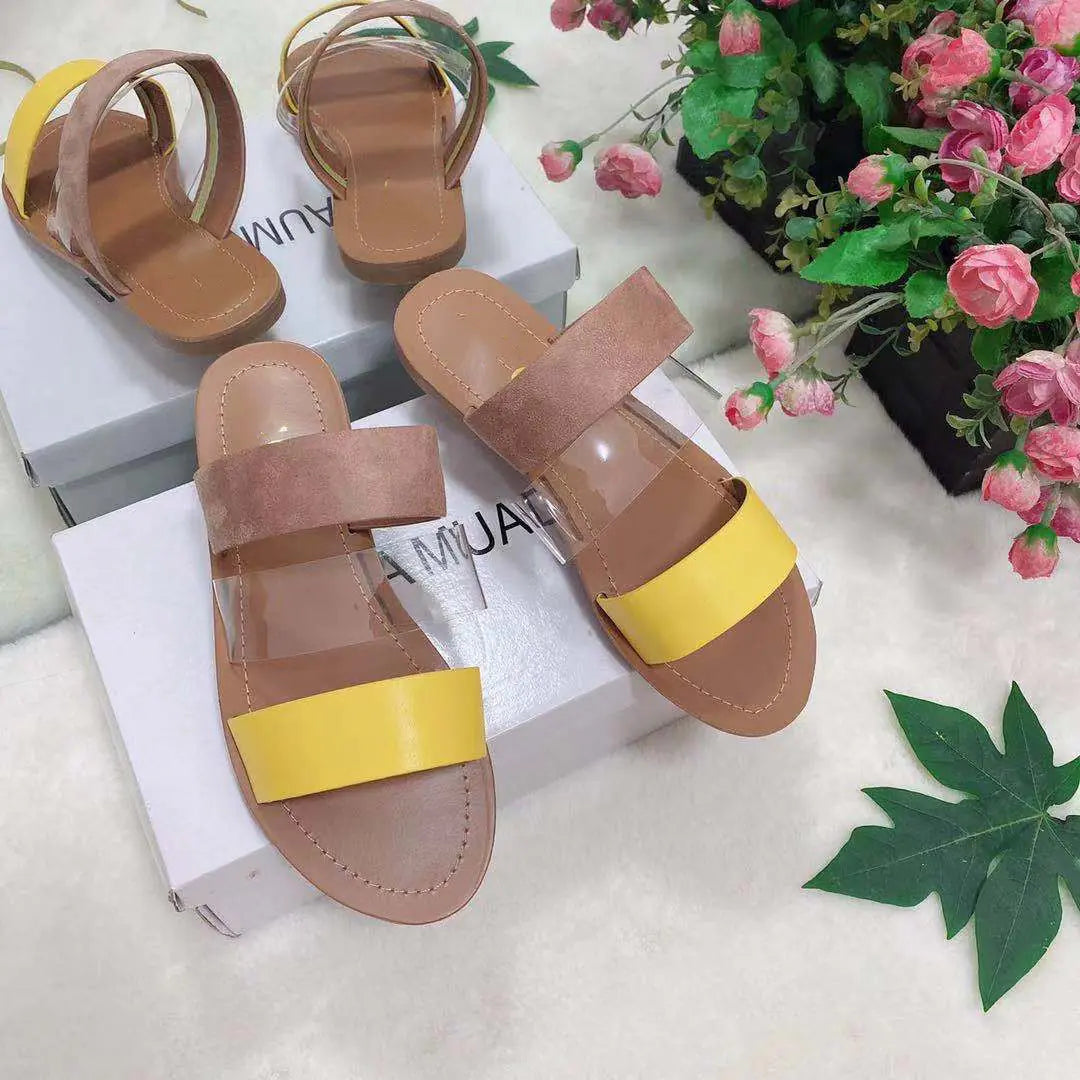 Fashionable Flat Slippers - European and American Style Mimarta