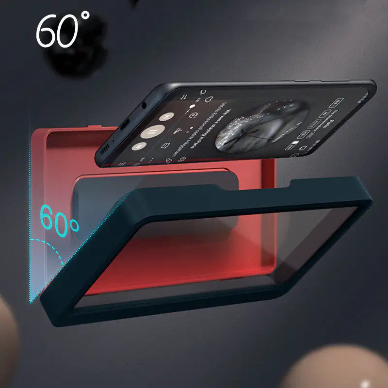 Bathroom Waterproof Wall Mounted Phone Case Anti-fog Mimarta