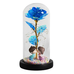 Enchanted Glass Rose Decoration Rieworkes