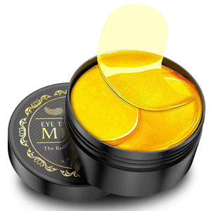 NAZANO Under Eye Patches - 60 Pcs - 24K Gold Eye Mask- Puffy Eyes & Dark Circles TreatmentsReduce Under Eye Bags and Smooth WrinklesEye Skin Care Pads With CollagenHyaluronic Acid & Castor Oil Mimarta