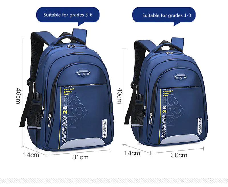 Kids Waterproof Backpack Rieworkes