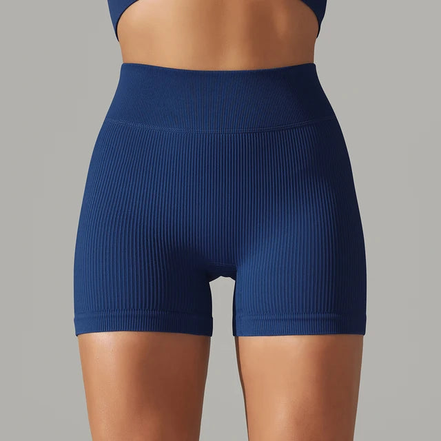 Seamless High Waist Yoga Gym Shorts Rieworkes