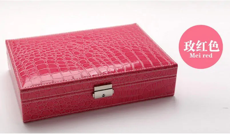 Cosmetic Leather Jewelry Box Rieworkes