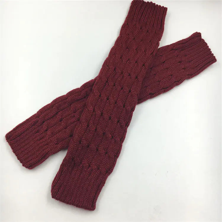 Winter Women's Knitted Knee-High Boot Sock Set Mimarta