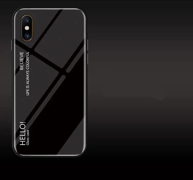 Gradient Glass Phone Case - Hello Design Mimarta