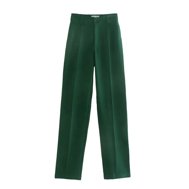Office Wear Straight Pants Rieworkes