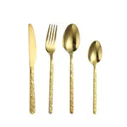 4pcs Stainless Steel Cutlery Set for Christmas Dinner Mimarta