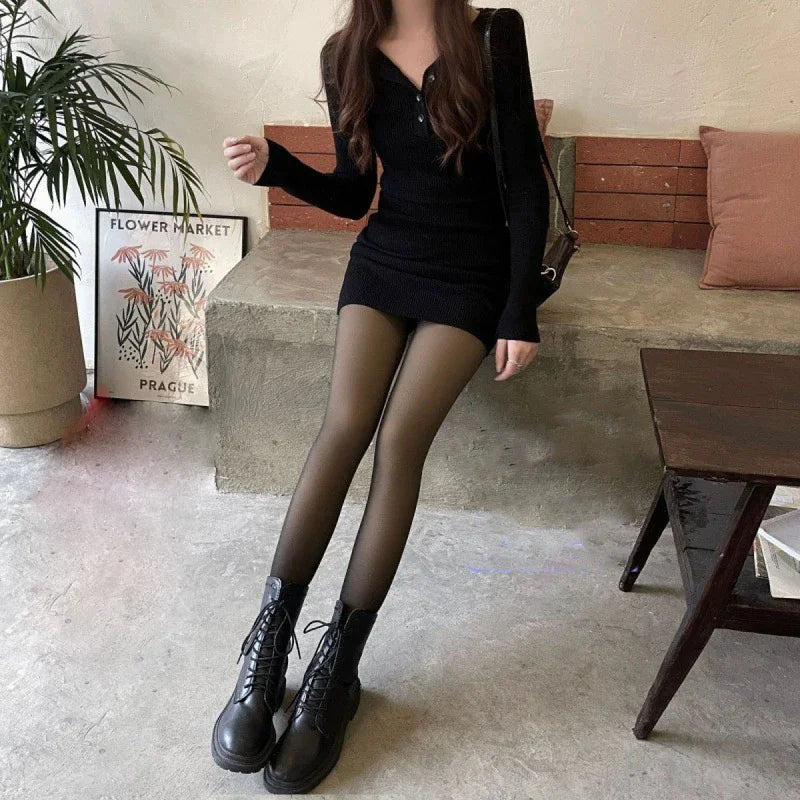 Elegant Thermal Pantyhose for Winter Rieworkes
