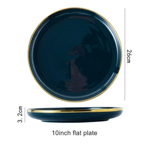 Blue Porcelain Dinner Plates Rieworkes