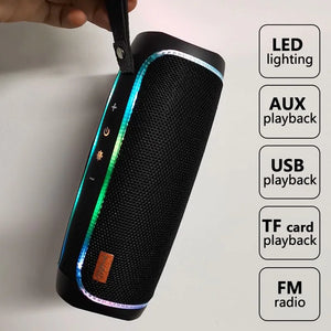 Bluetooth Speaker Wireless Waterproof Outdoor Stereo Bass USB/TF/FM Radio LOUD Rieworkes