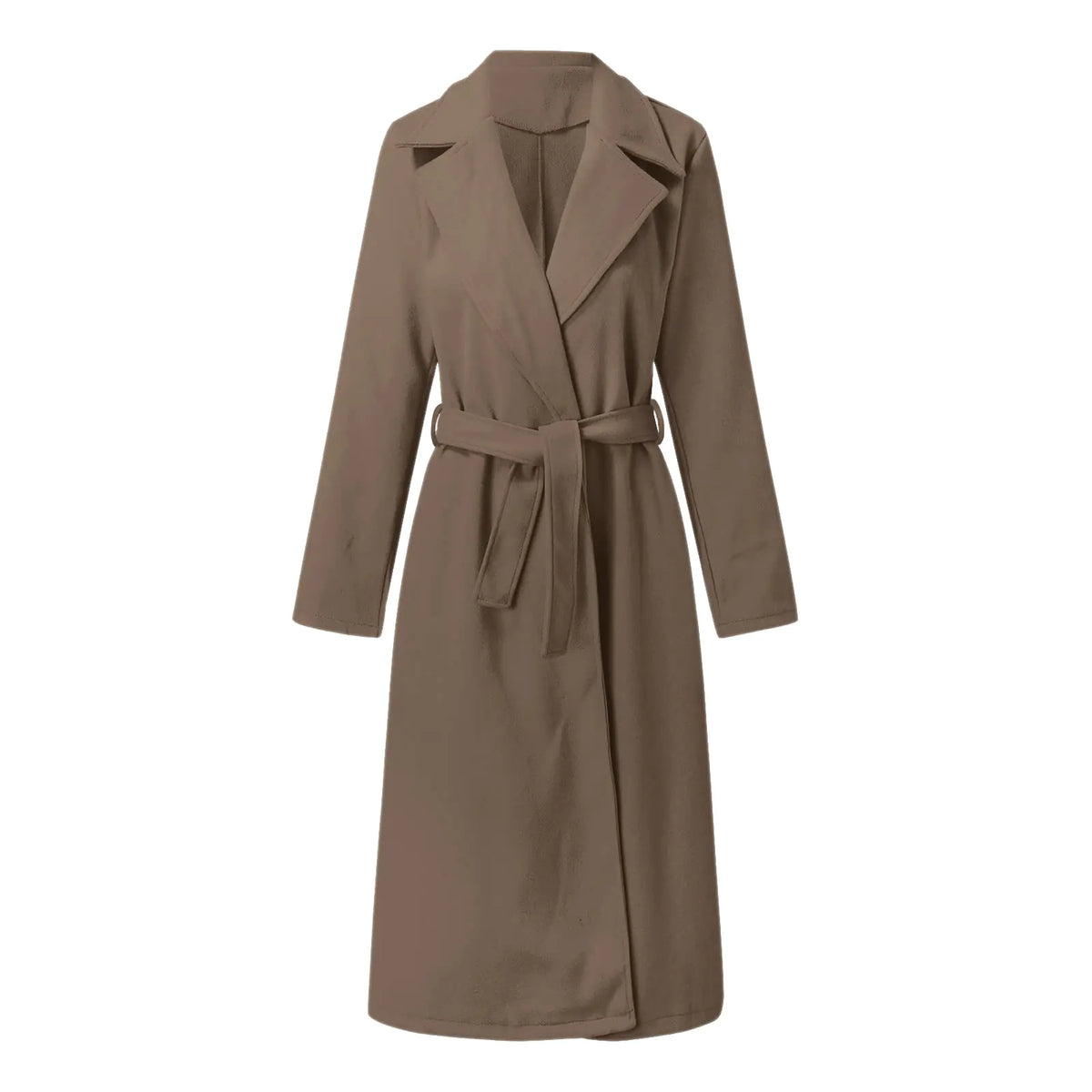 2023 Fall Winter Women's Long Solid Color Coat Mimarta