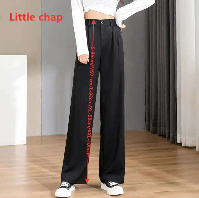 Women Chic Office Wear Straight Pants Rieworkes