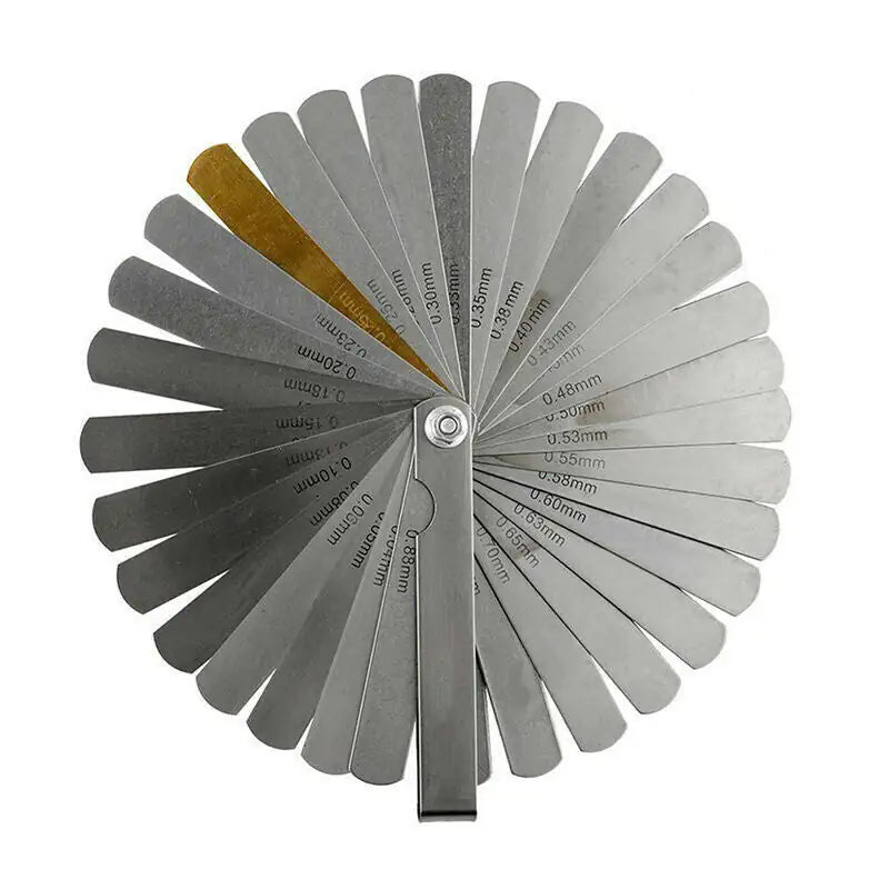 32 Blade Feeler Gauge Dual Reading Combination Feeler Gauge Metric & SAE US NEW Rieworkes