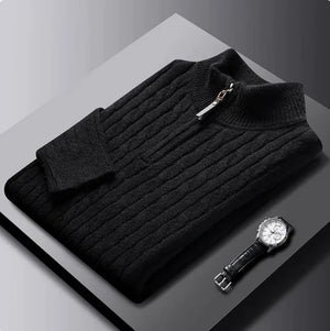 Men's Relaxed Fit Knit Sweater Jacket Rieworkes