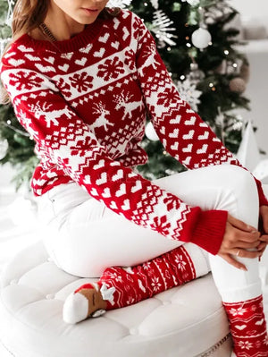 Winter Christmas Sweaters Long Sleeve Rieworkes
