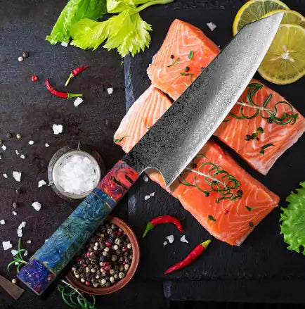Pattern Kitchen Knife Rieworkes