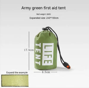 Portable Emergency Tent & Sleeping Bag Rieworkes