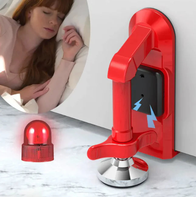 Portable Door Lock &amp; Self-Defense Door Stopper with Alarm – Travel Accommodation Security Device Mimarta