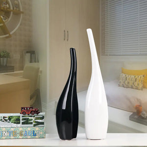 Nordic Gold Plating Ceramic Vases Model Room Home Decor Rieworkes
