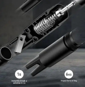 Car Safety Hammer & Emergency Tool Rieworkes