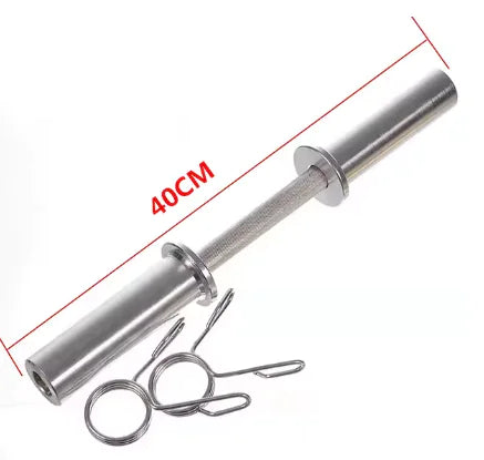 Φ50mm Solid Dumbbell Handle: 2-Inch Home Gym Bar for Weight Lifting and Arm Workouts Rieworkes