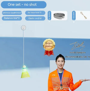 Strength Practice Fitness Sparring Rebound Badminton Trainer Rieworkes