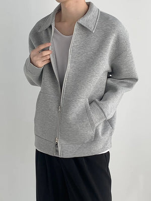 Flip Collar Zipper Coat Rieworkes