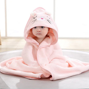 Cartoon Animal Baby Bath Towels Rieworkes