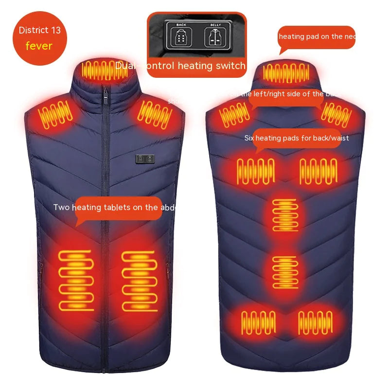 Self-heating Smart USB Electric Vest Rieworkes