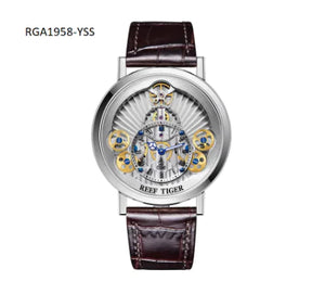 New Reef Tiger RT Luxury  Leather  Gear Strap Rieworkes