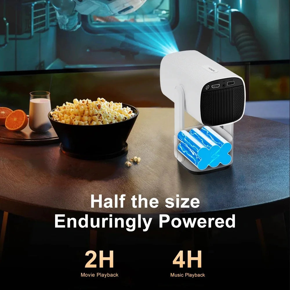 Portable 4K Android Projector Mimarta