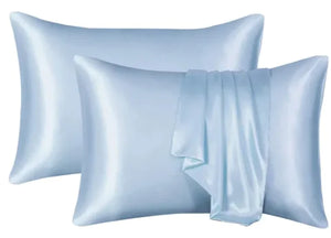 Silk Solid Color Satin Pillowcase Rieworkes