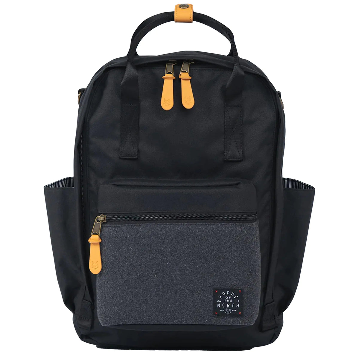 Product of the North Elkin Sustainable Diaper Bag Backpack - Black Mimarta