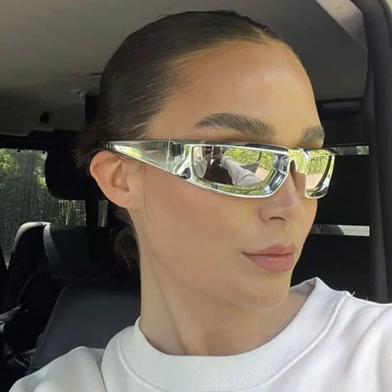 Y2K Sports Punk Sunglasses Women Men Rieworkes