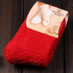 Women's Bed Socks Pure Color Rieworkes
