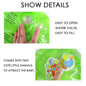 Tummy Time Inflatable Water Mat for Babies Rieworkes
