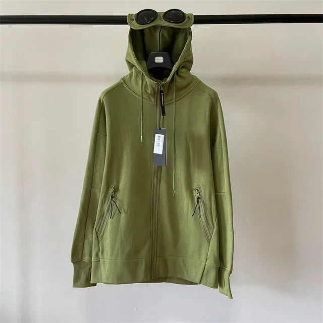 Winter Lens Decoration Hoodie Zip for Men and Women Rieworkes