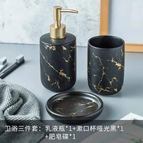 Nordic Matte Bathroom Accessories Set Rieworkes