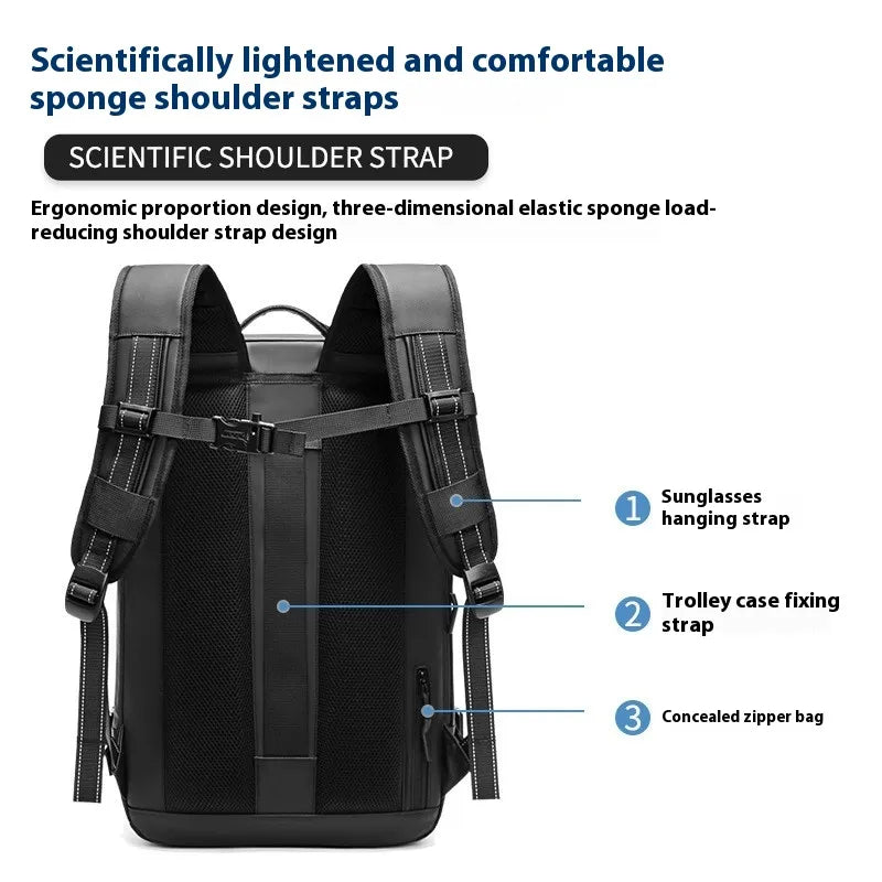 Large Capacity Expandable Travel Backpack Rieworkes