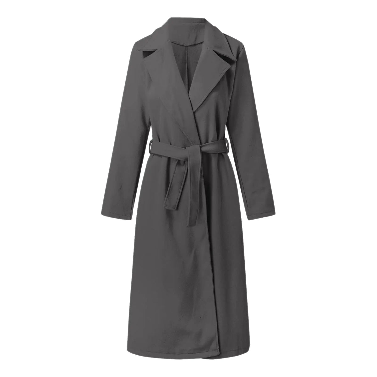 2023 Fall Winter Women's Long Solid Color Coat Mimarta