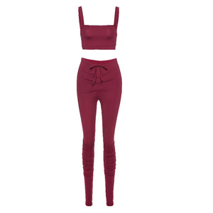 Summer Women's Casual Outfit with Off-Shoulder Design Mimarta