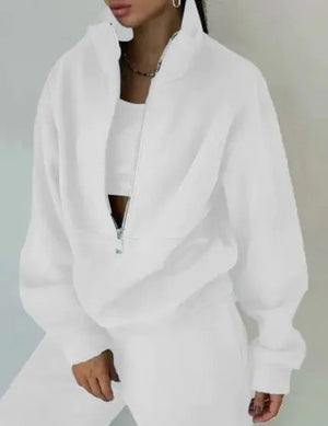 Fleece Sweater Casual Set Rieworkes